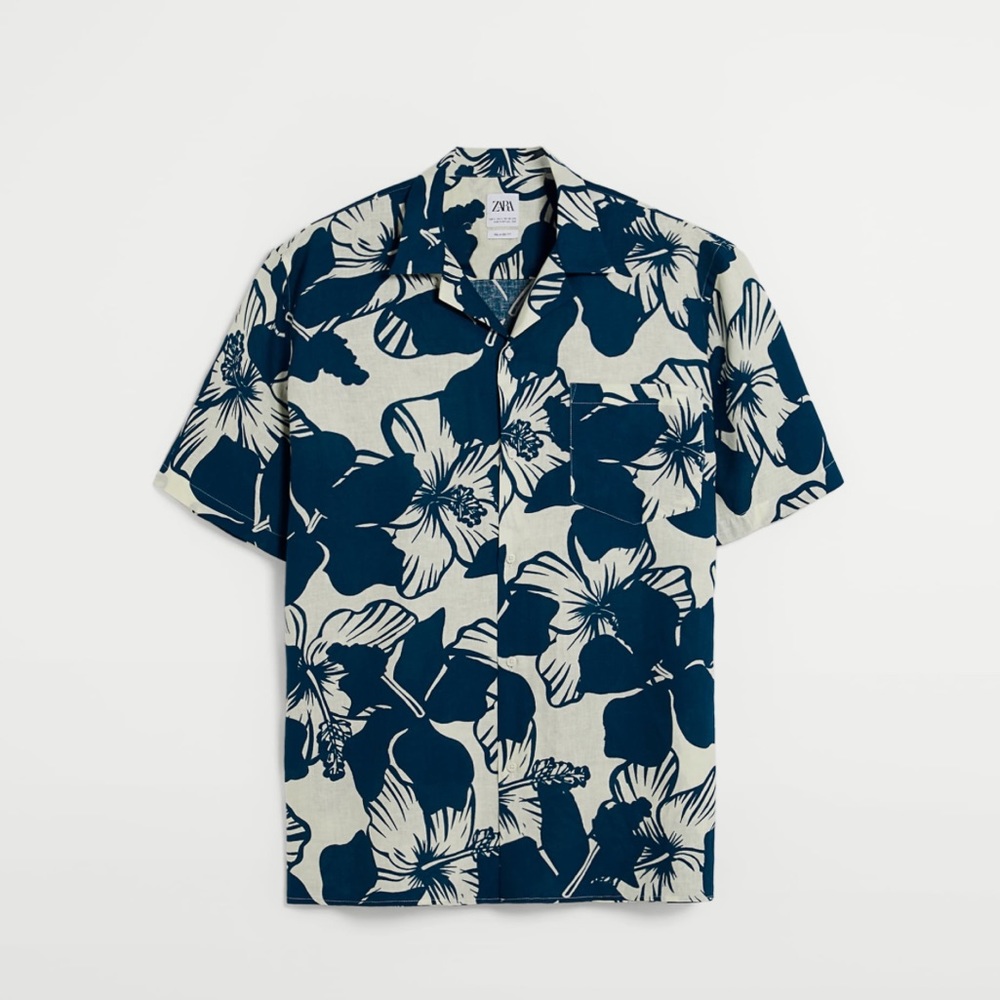 ZARA floral shirt